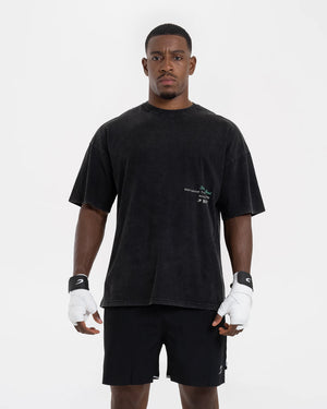 Bivol x Sparring Club Oversized T-Shirt (Ltd. Edition) - Washed Black