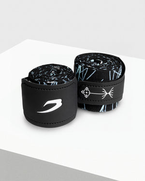 4.5m Disciplined Thought/Action Hand Wraps - Black