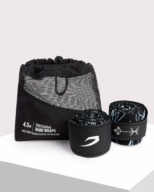 4.5m Disciplined Thought/Action Hand Wraps - Black