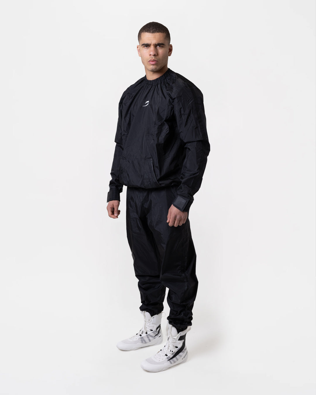 Boxrawのサウナスーツ(Hagler Sauna Suit 2.0、黒) Hagler Sauna Suit 2.0 - Black | Essential Weight Loss Tool | BOXRAW