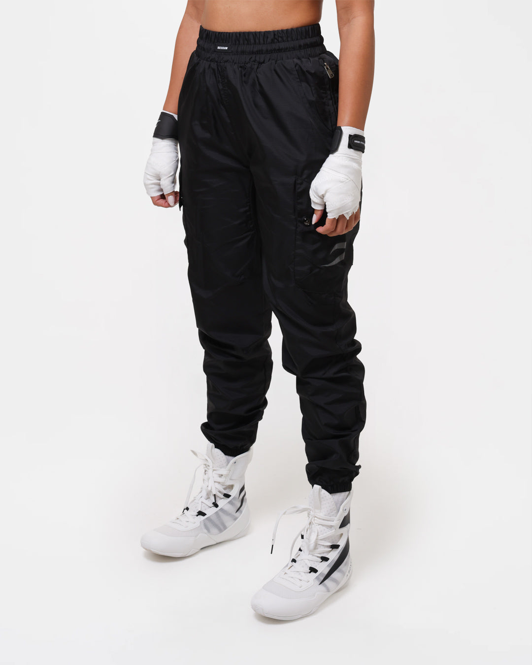 Women's Dundee Cargo Pants - Black | BOXRAW