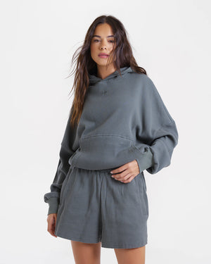 Shirley Waffle Hoodie - Green