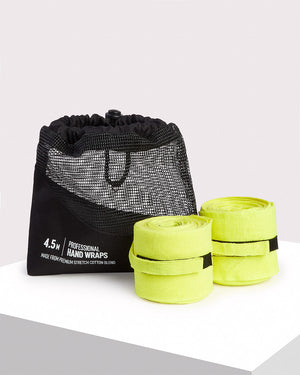 4.5m BOXRAW Hand Wraps - Yellow