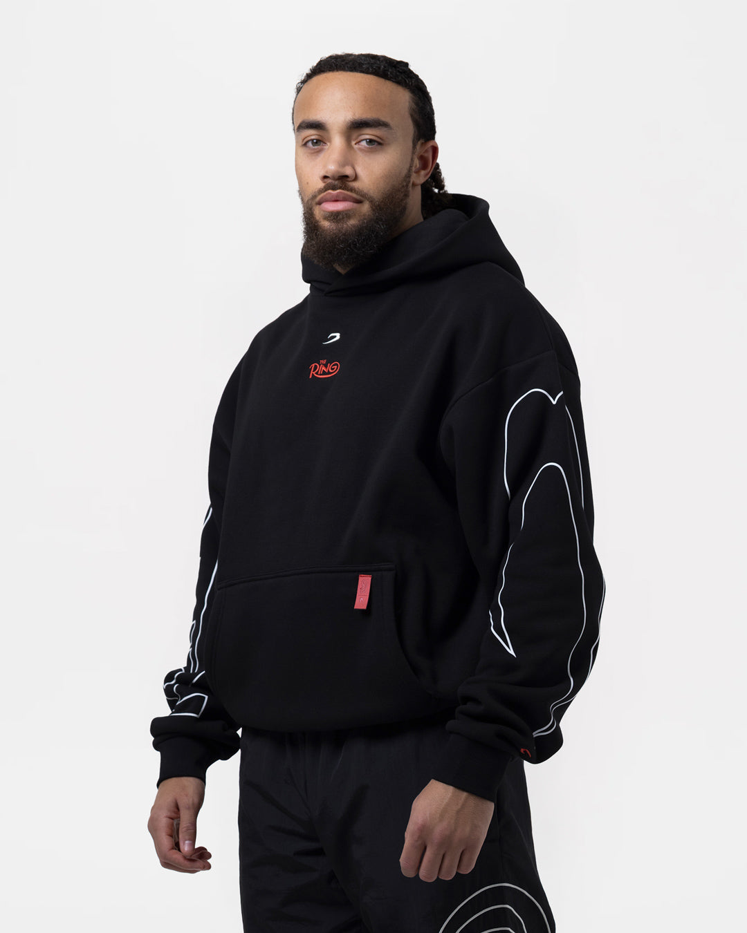 Ring x BOXRAW Track Jacket - Black/Beige | BOXRAW