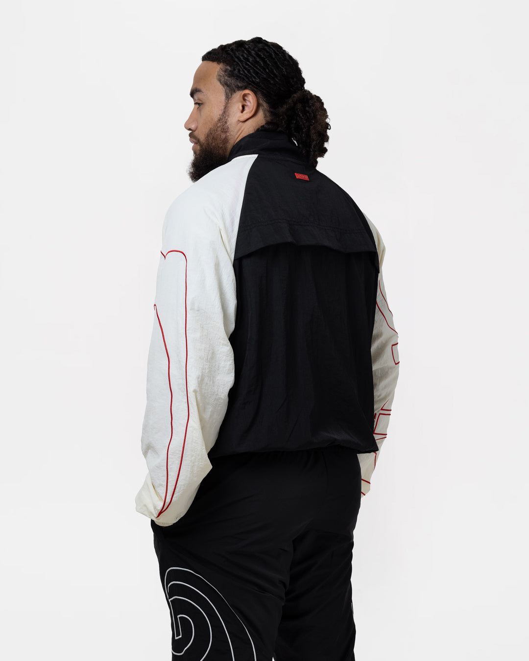 Ring x BOXRAW Track Jacket - Black/Beige | BOXRAW