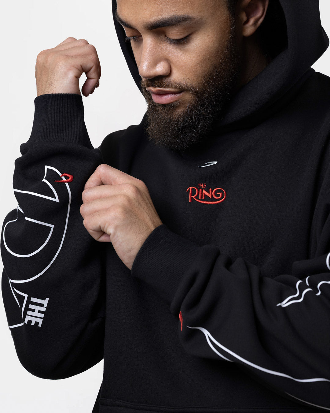 BOXRAW スパーリングクラブ　オーバーサイズ・パーカー　L Ring x BOXRAW Oversized Hoodie - Black | BOXRAW