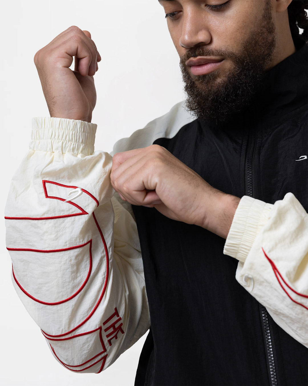 Boxraw ナイロンジャケット　サイズM Nakatani x BOXRAW Track Jacket - Black/Yellow | BOXRAW