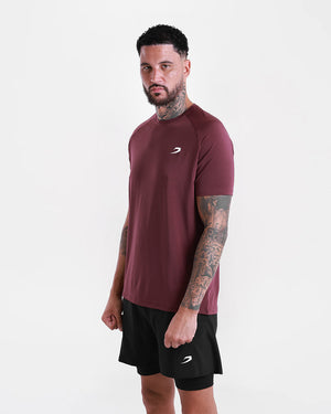 Valdes T-Shirt - Burgundy