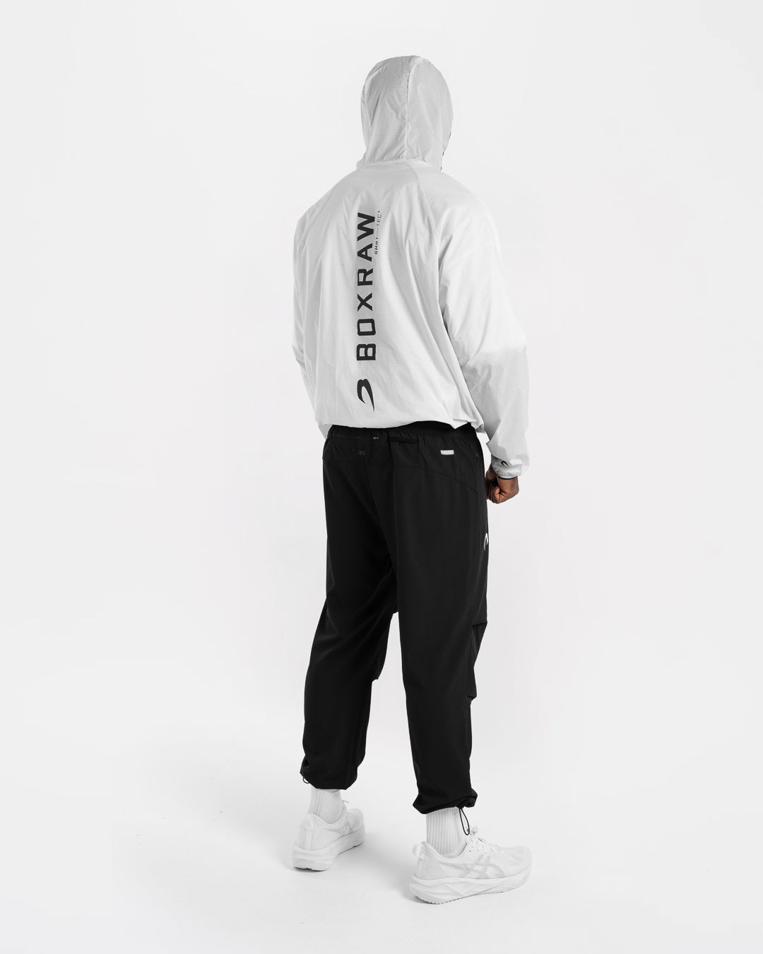 Genaro Zip Up Windbreaker - White