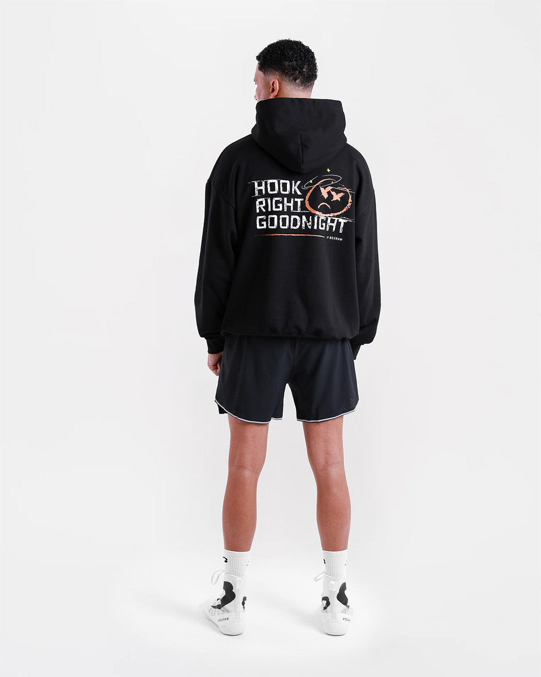 Hook Right Goodnight Oversized Hoodie - Black