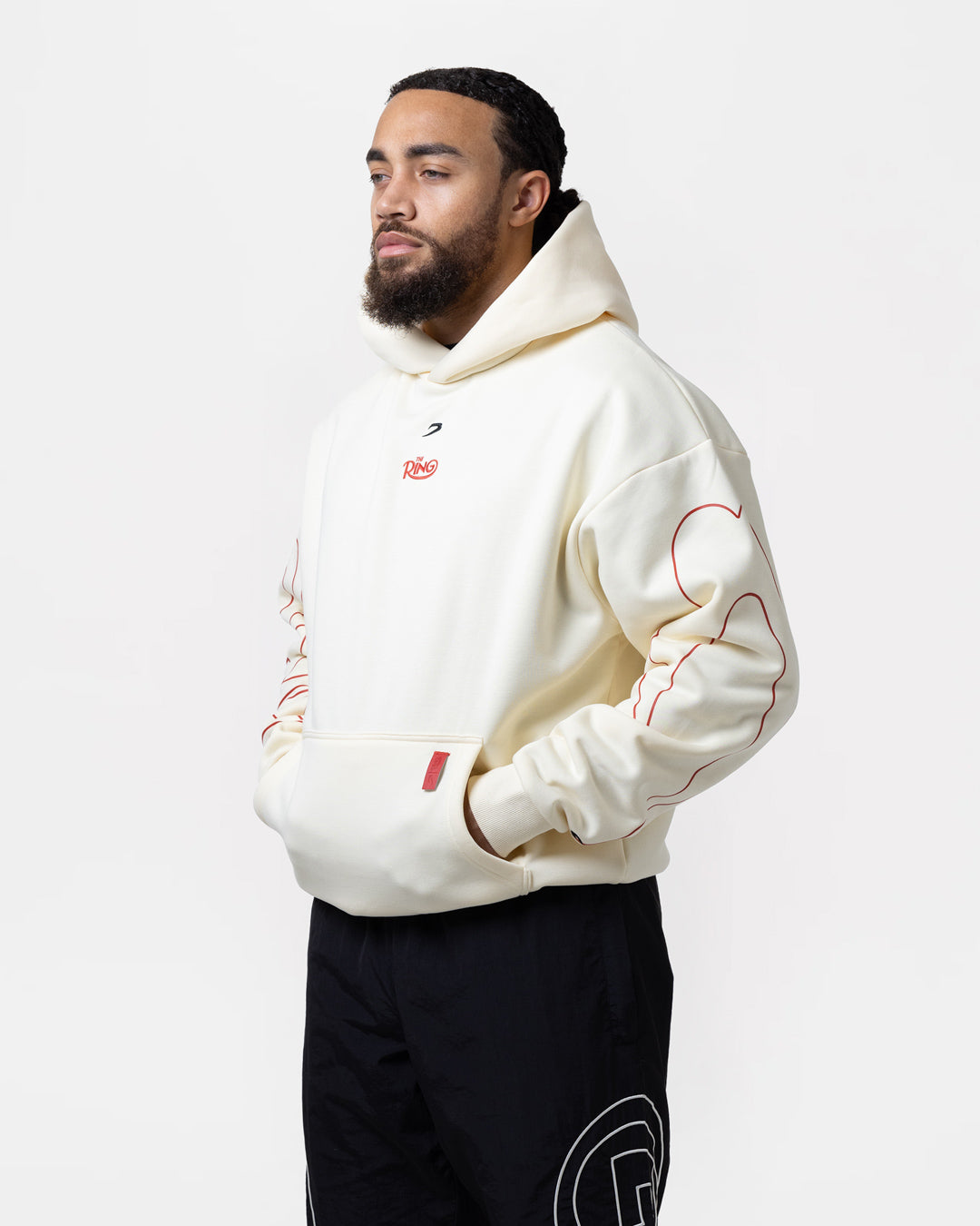 Ring x BOXRAW Oversized Hoodie - Beige