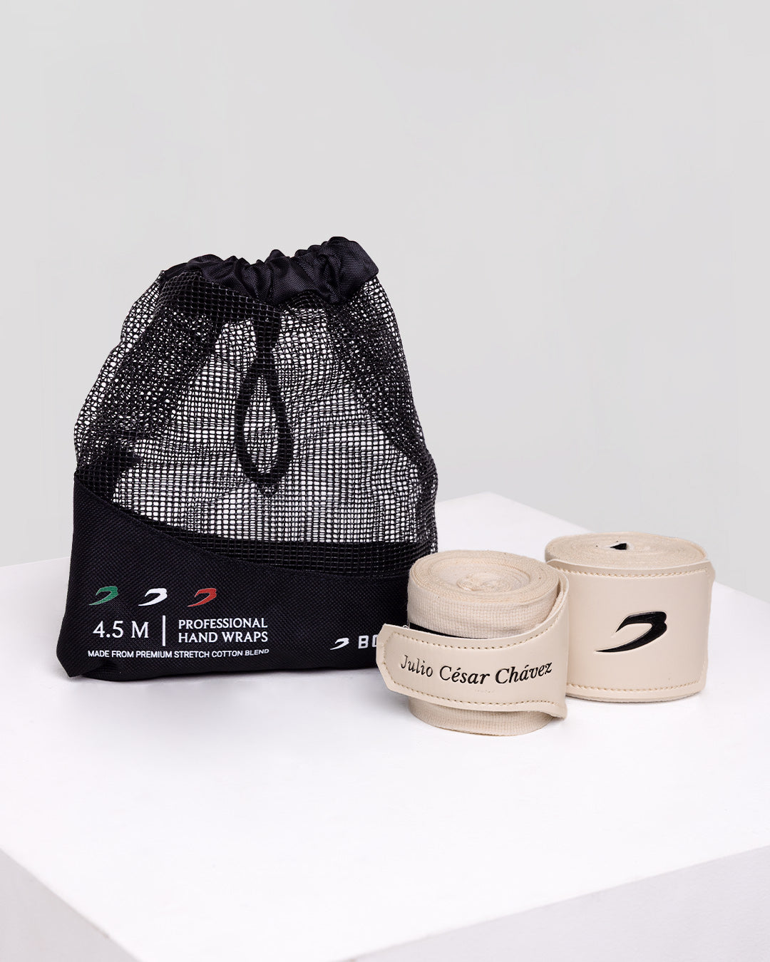 Chávez x BOXRAW 4.5m Hand Wraps - Beige