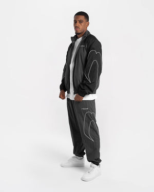 Tunero Track Bottoms - Grey/Black