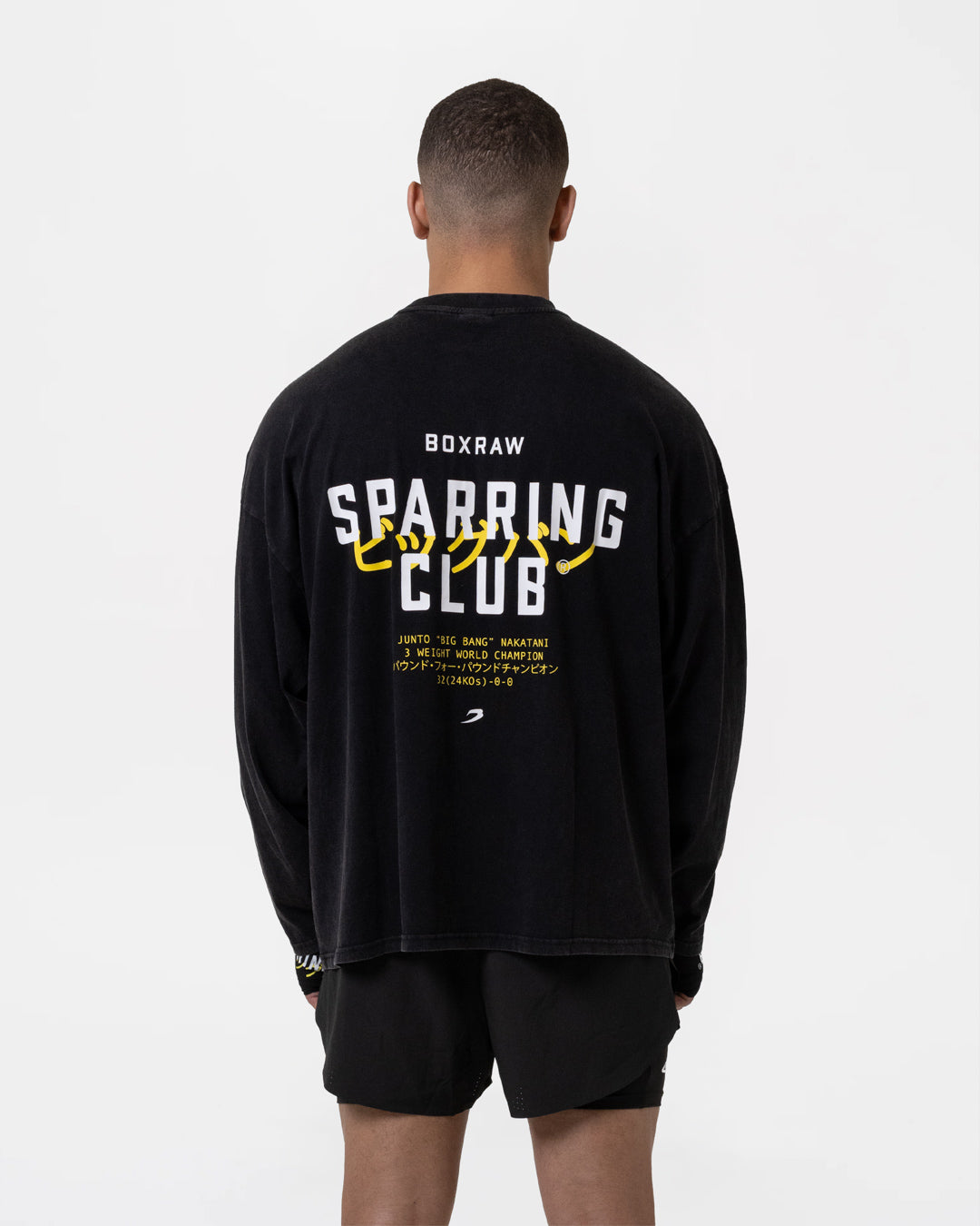 Nakatani x Sparring Club Long Sleeve T-Shirt - Washed Black