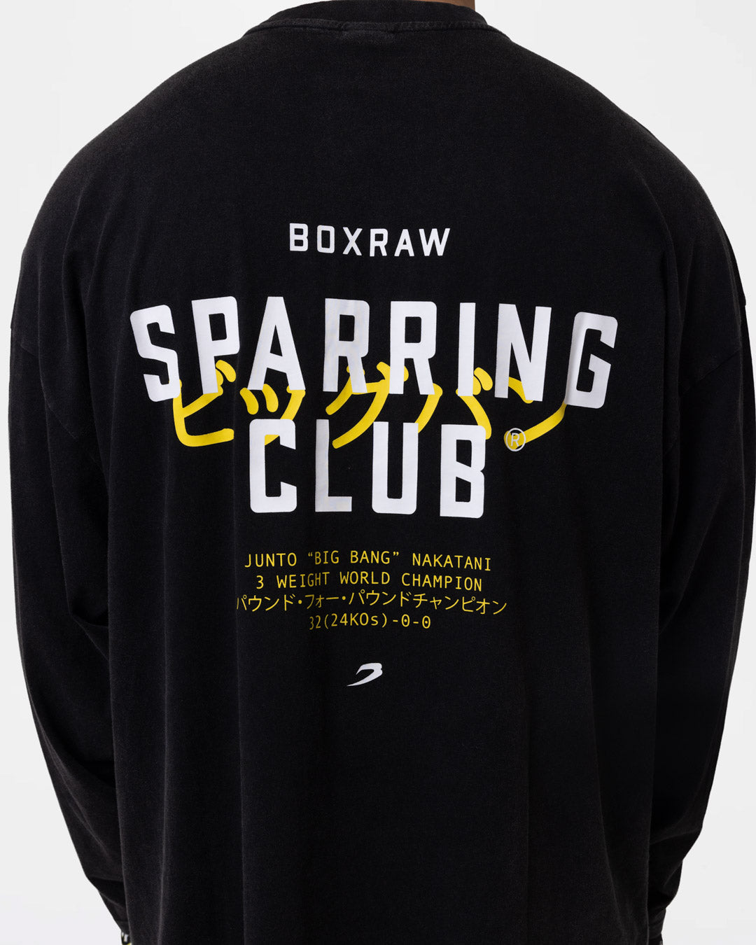 Nakatani x Sparring Club Long Sleeve T-Shirt - Washed Black