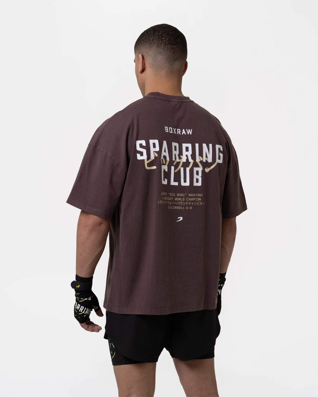 Nakatani x Sparring Club Oversized T-Shirt - Washed Brown