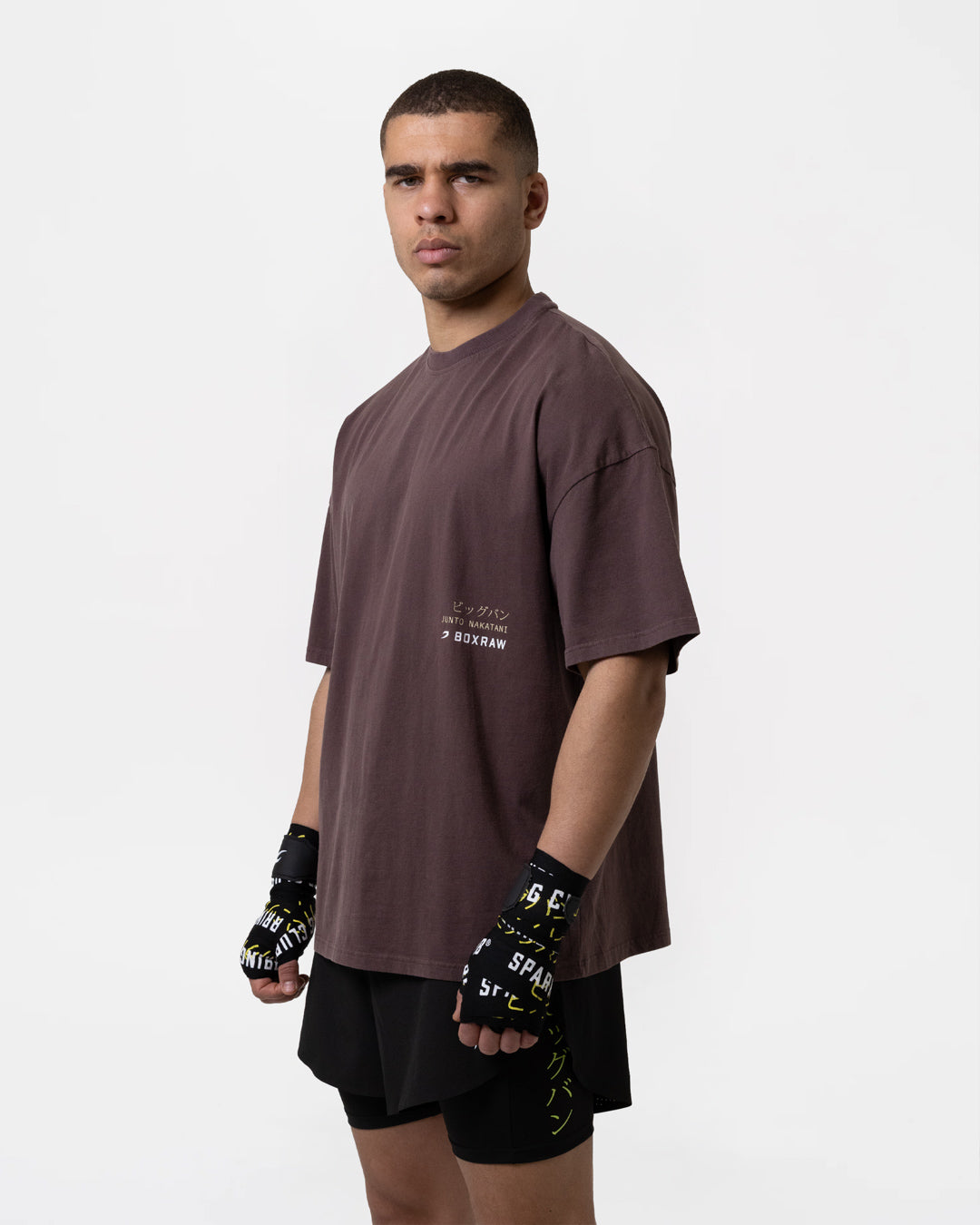 Nakatani x Sparring Club Oversized T-Shirt - Washed Brown