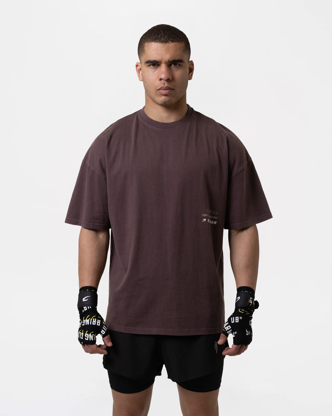 Nakatani x Sparring Club Oversized T-Shirt - Washed Brown