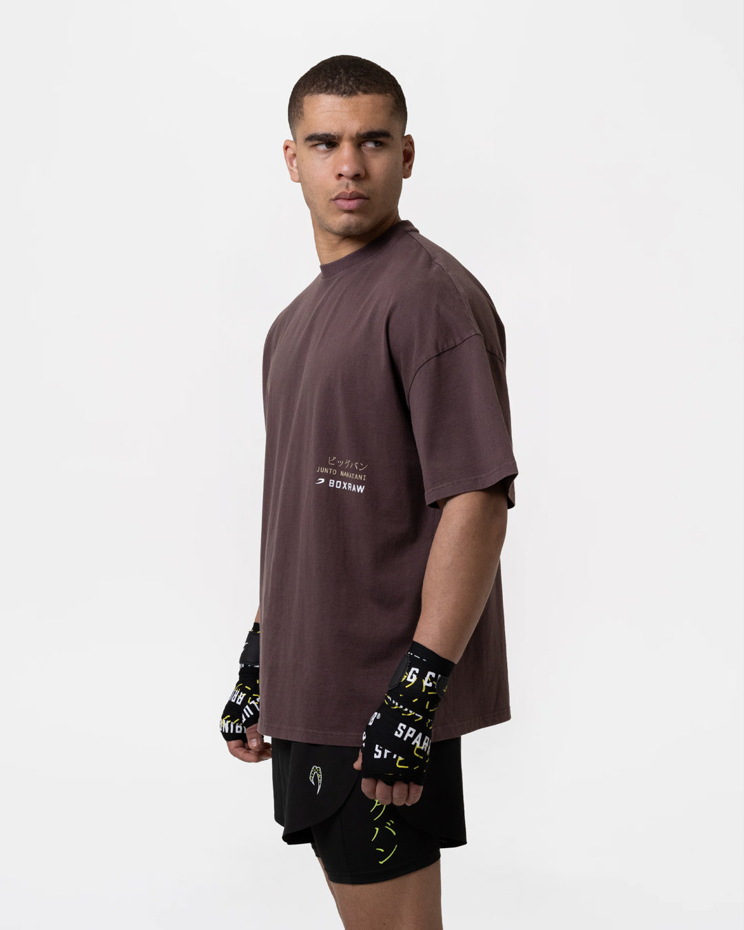Nakatani x Sparring Club Oversized T-Shirt - Washed Brown