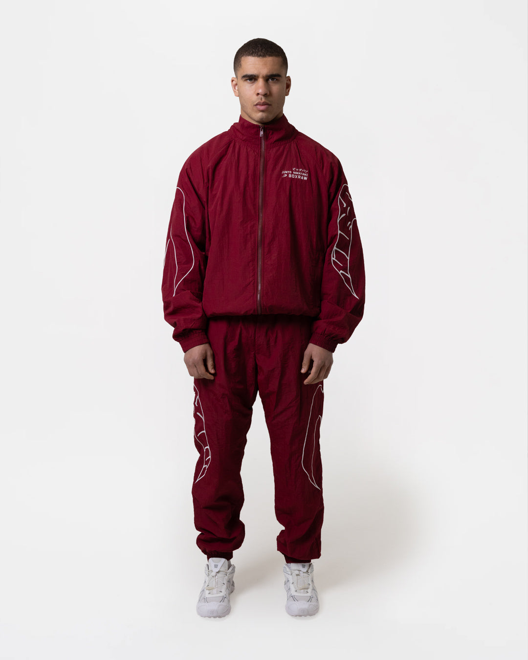 Nakatani x BOXRAW Track Bottoms - Red