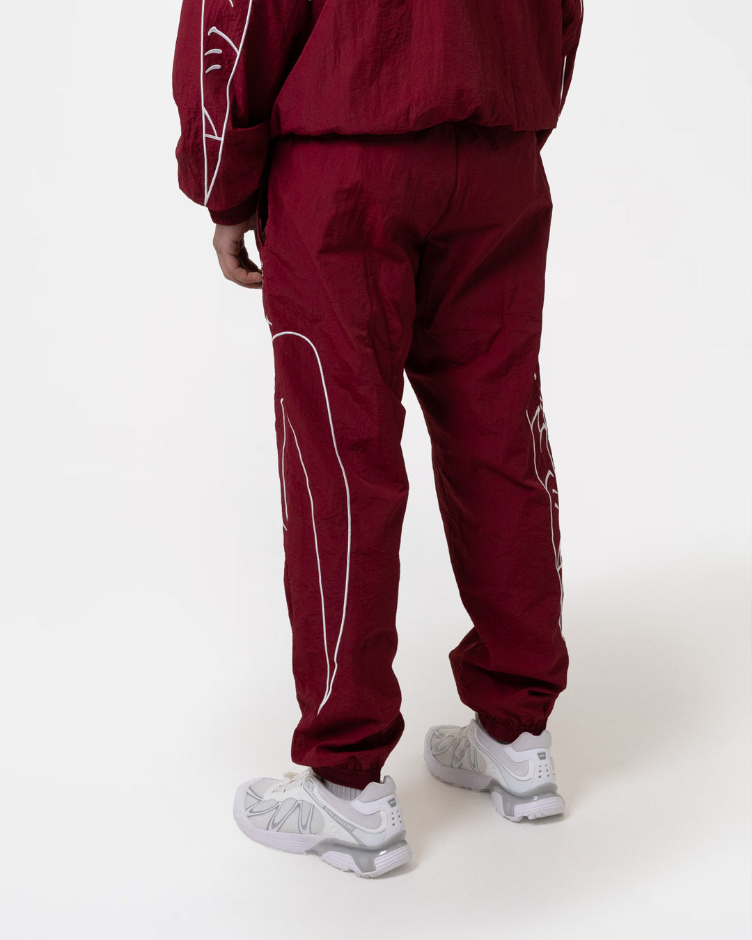 Nakatani x BOXRAW Track Bottoms - Red