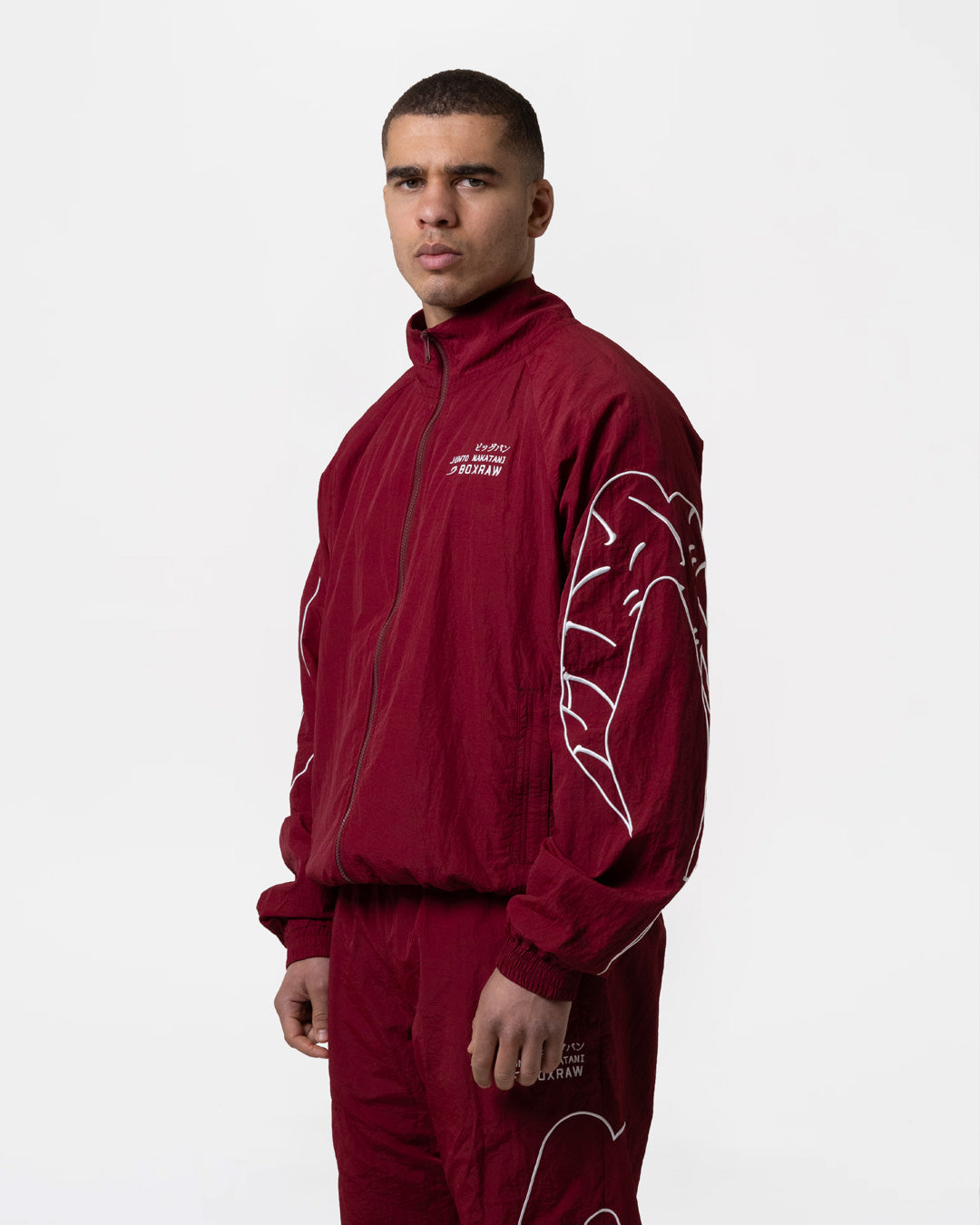 Nakatani x BOXRAW Track Jacket - Red