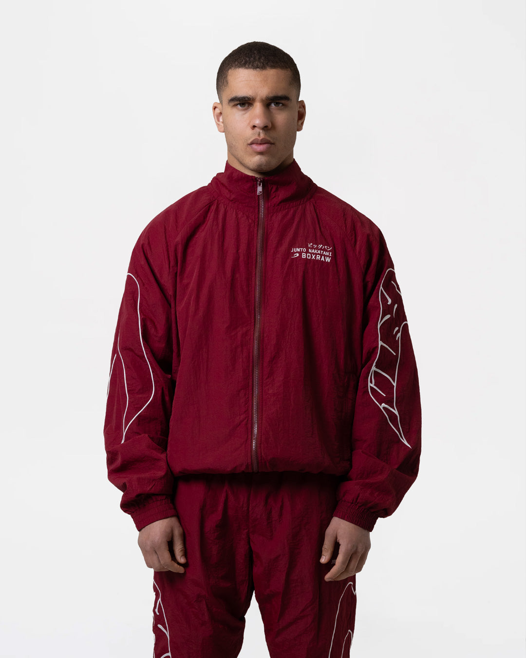 Nakatani x BOXRAW Track Jacket - Red