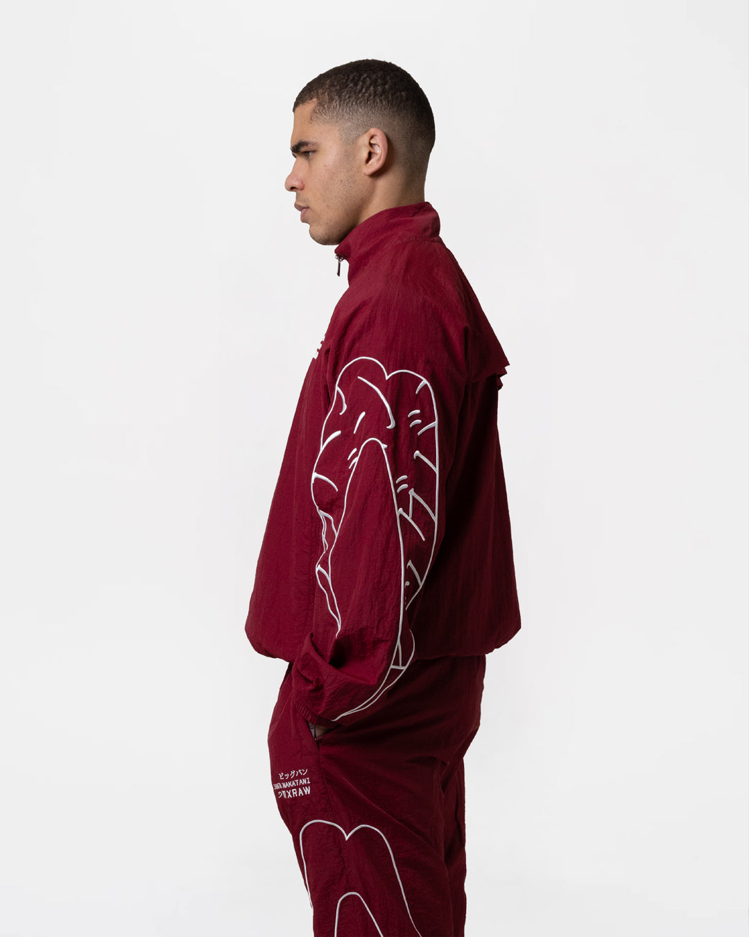 Nakatani x BOXRAW Track Jacket - Red