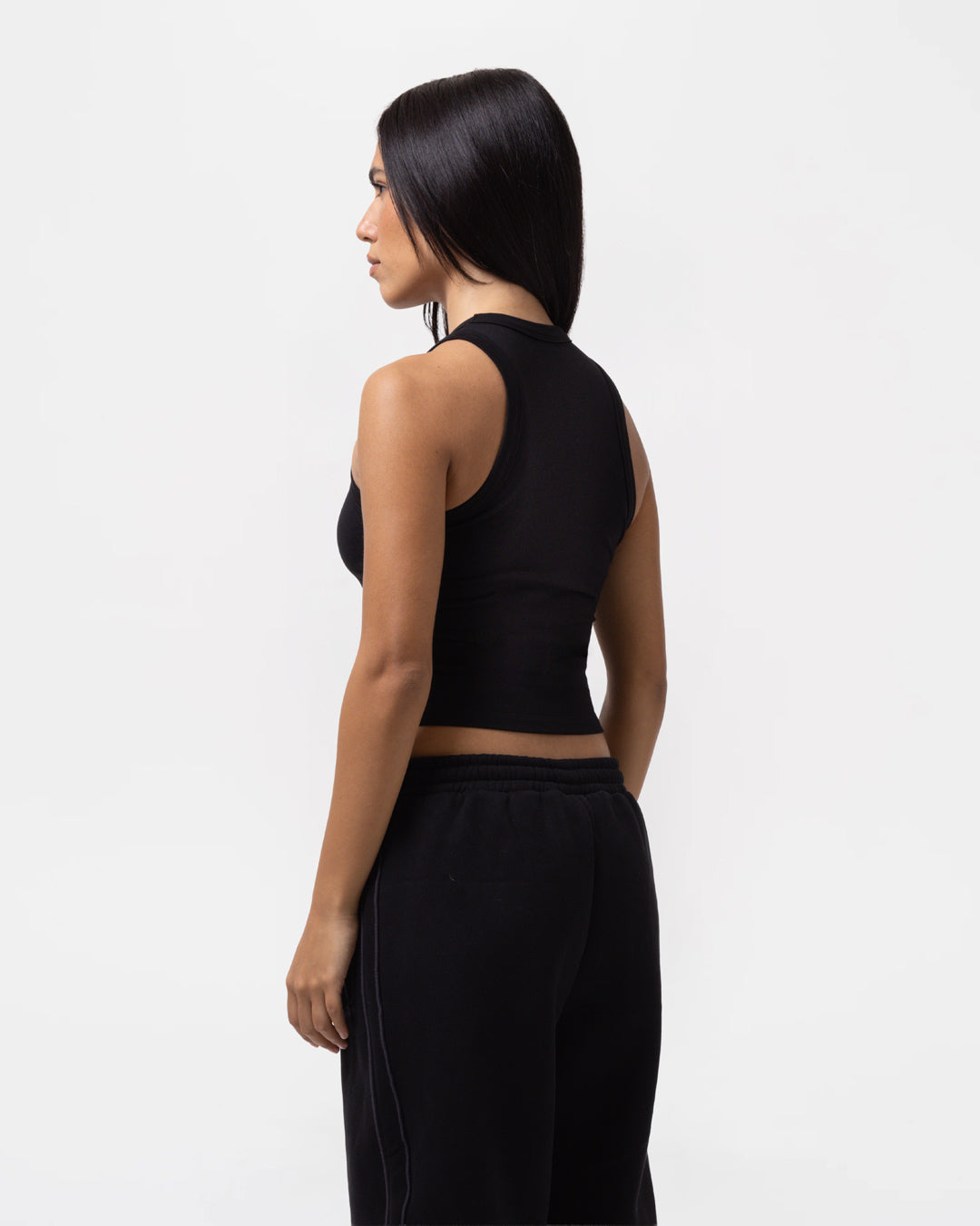 Annie Racer Tank - Black
