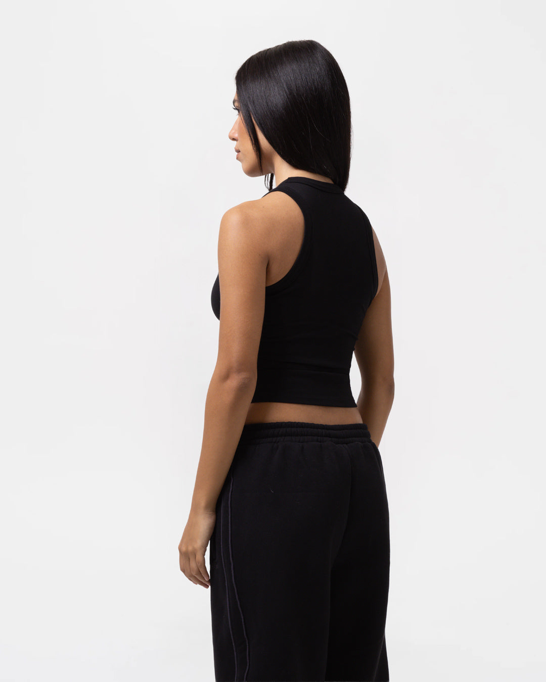 Annie Racer Tank - Black