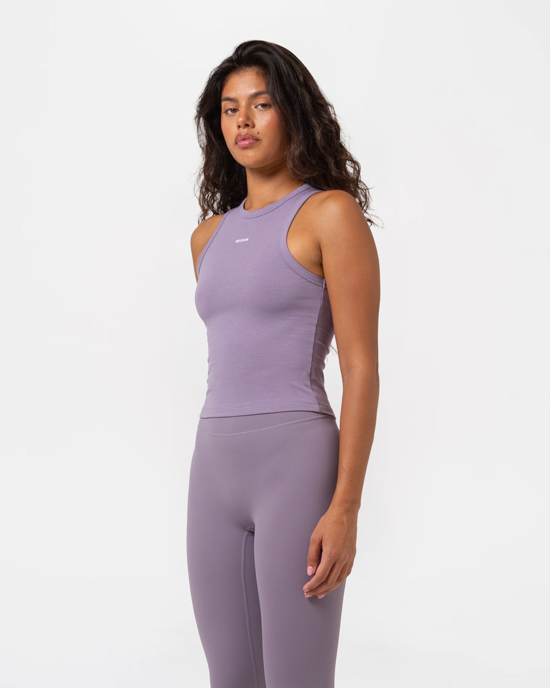 Annie Racer Tank - Lavender
