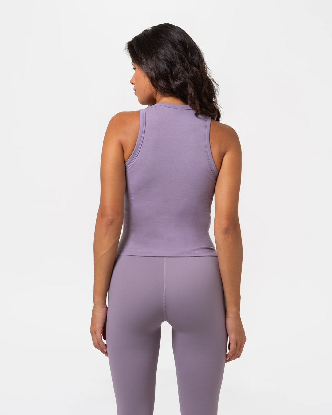 Annie Racer Tank - Lavender