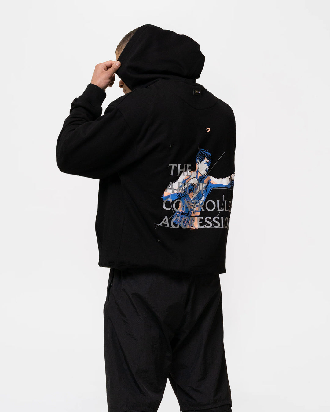 Bivol x BOXRAW Controlled Aggression Oversized Hoodie - Black