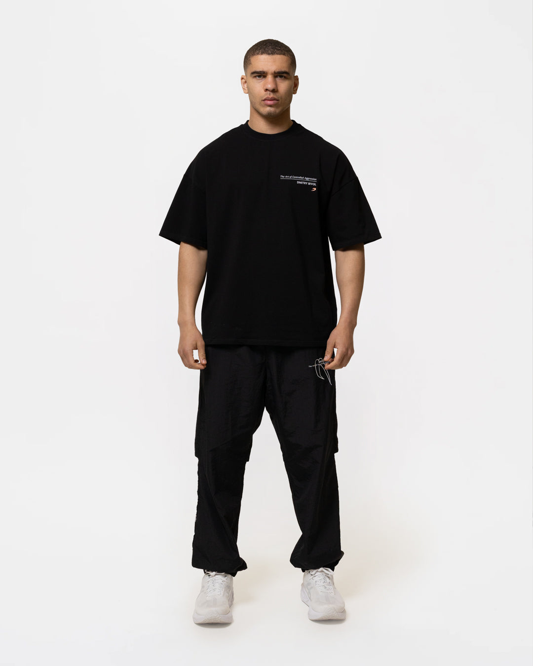 Bivol x BOXRAW Controlled Aggression Oversized T-Shirt - Black