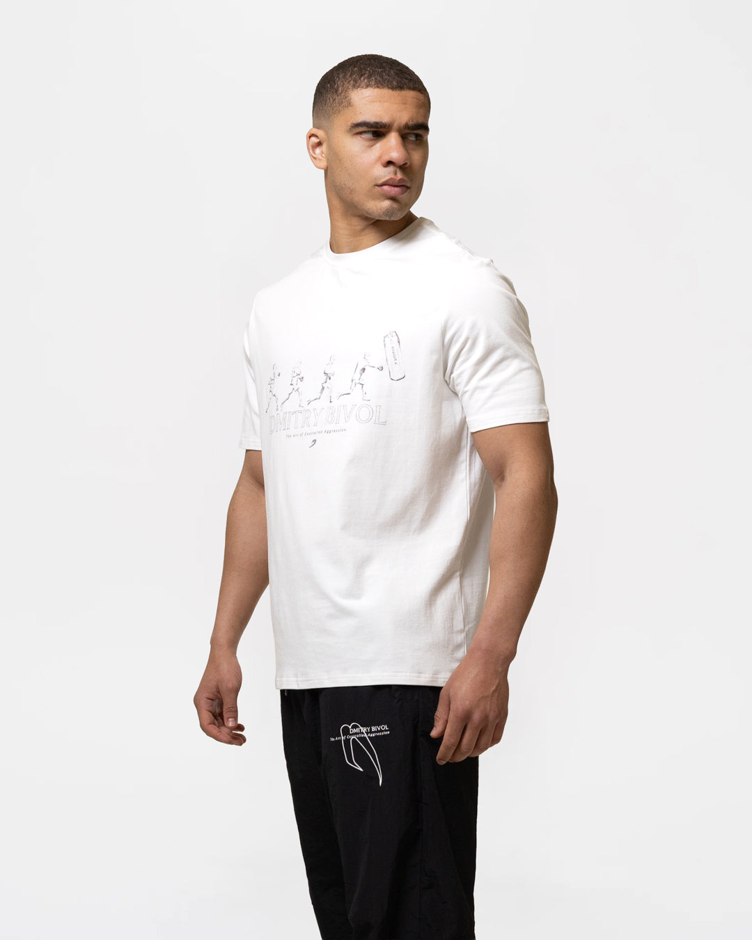 Bivol x BOXRAW Pendulum T-Shirt - White
