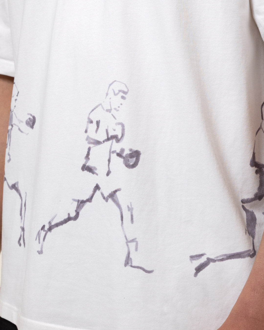 Bivol x BOXRAW Pendulum Oversized T-Shirt - White