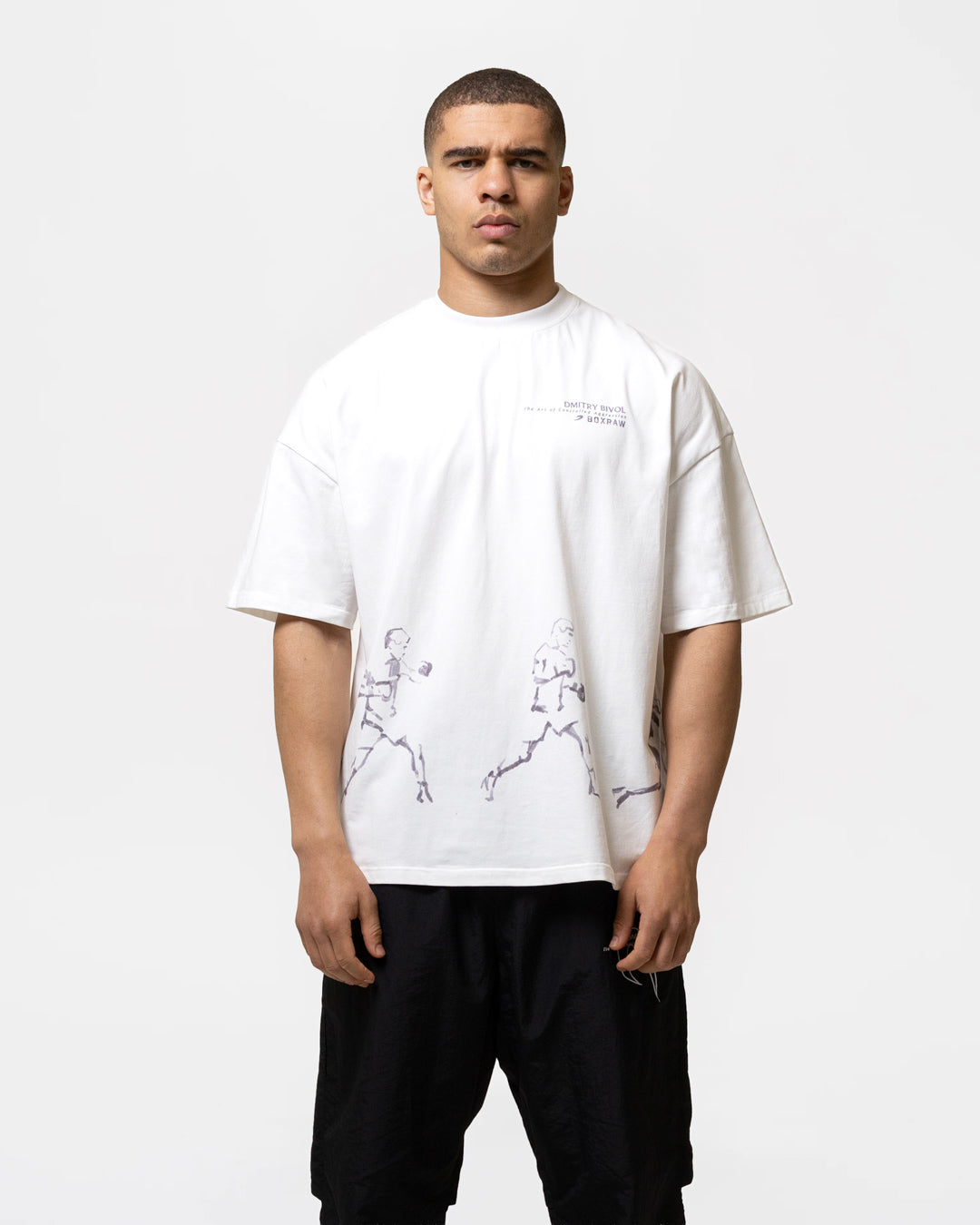 Bivol x BOXRAW Pendulum Oversized T-Shirt - White