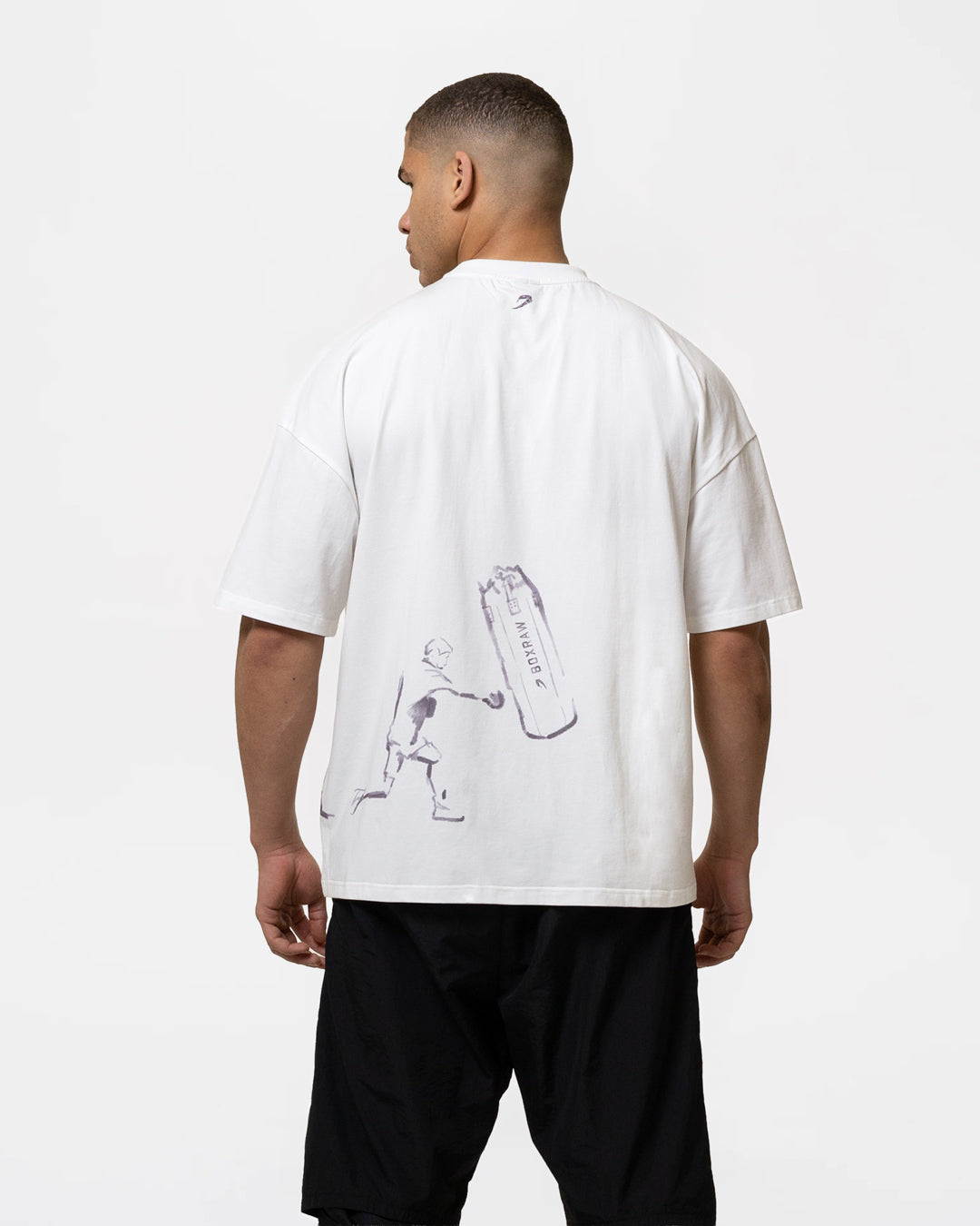 Bivol x BOXRAW Pendulum Oversized T-Shirt - White