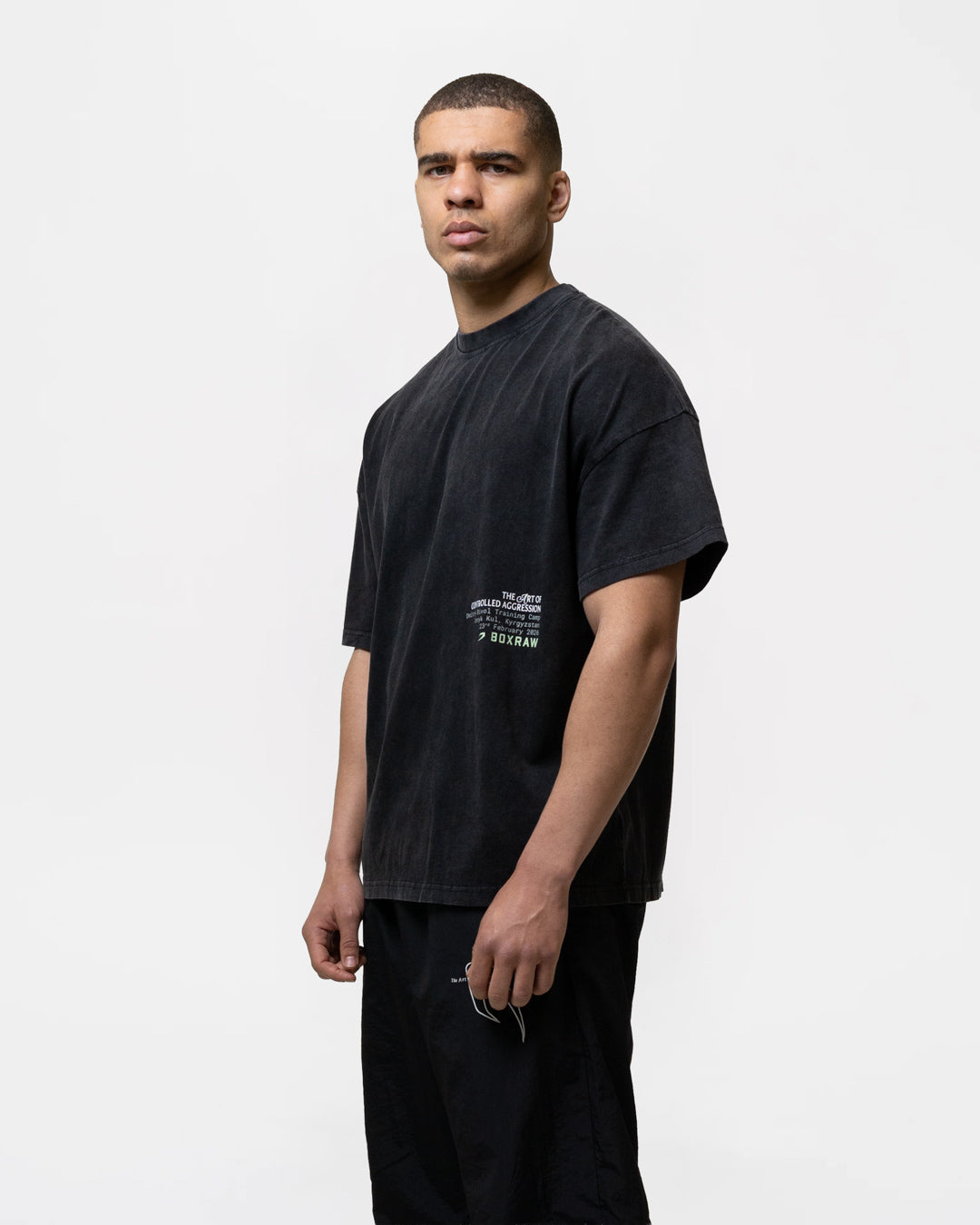 Bivol x Sparring Club Oversized T-Shirt - Washed Black