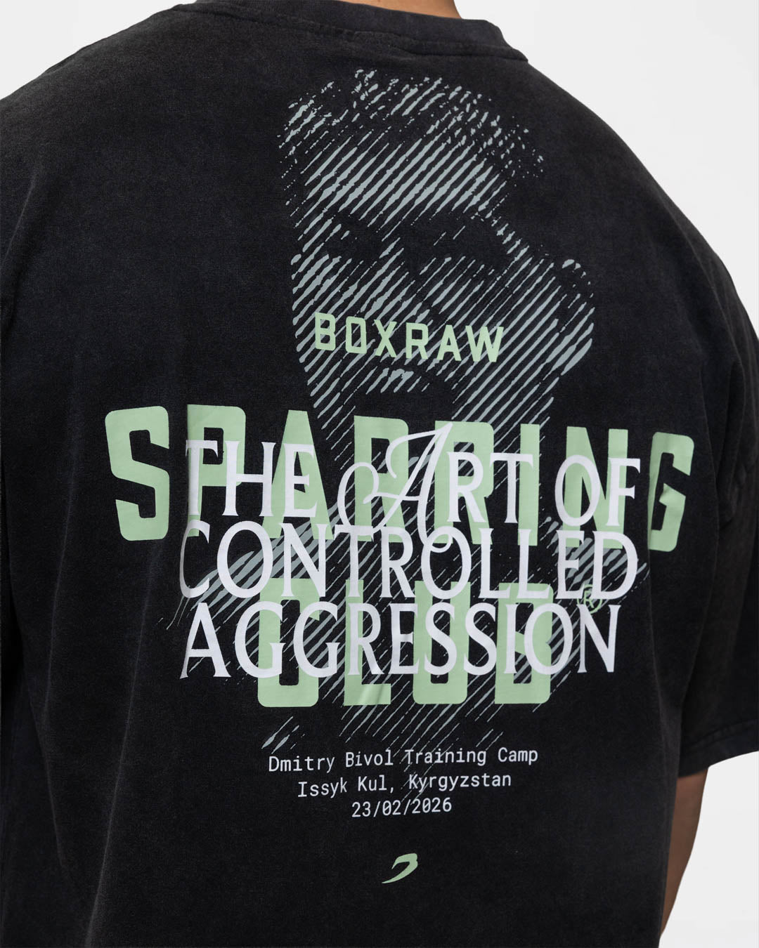 Bivol x Sparring Club Oversized T-Shirt - Washed Black