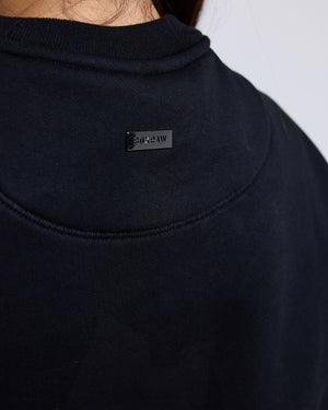 Johnson Oversized Sweatshirt - Black