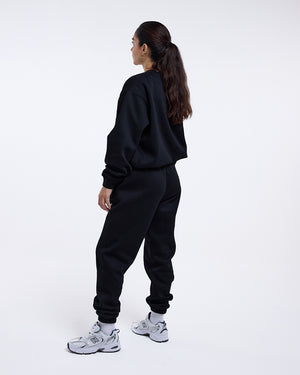 Johnson Oversized Sweatshirt - Black