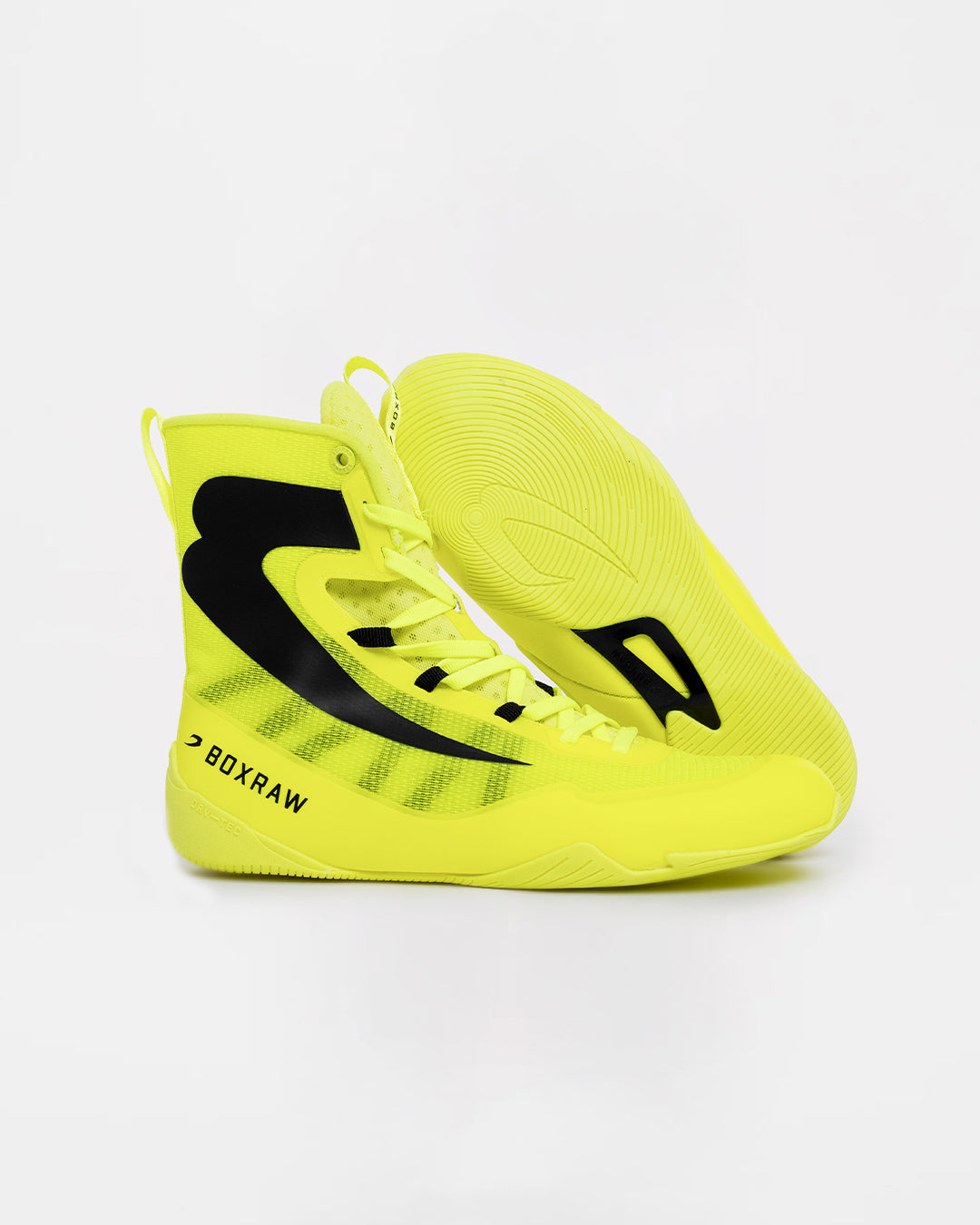 Impello 2.0 Boxing Boots - Neon Yellow/Black | BOXRAW
