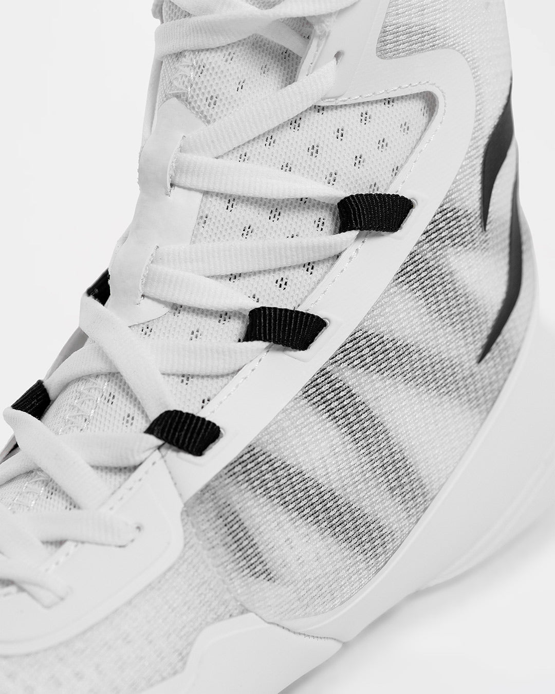 Impello 2.0 Boxing Boots - White/Black | BOXRAW