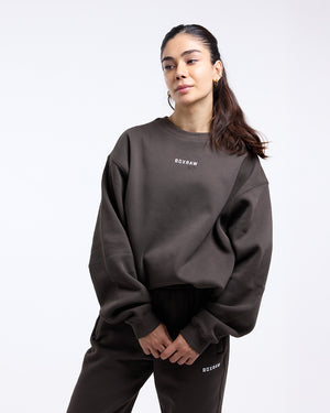 Johnson Oversized Sweatshirt - Mocha