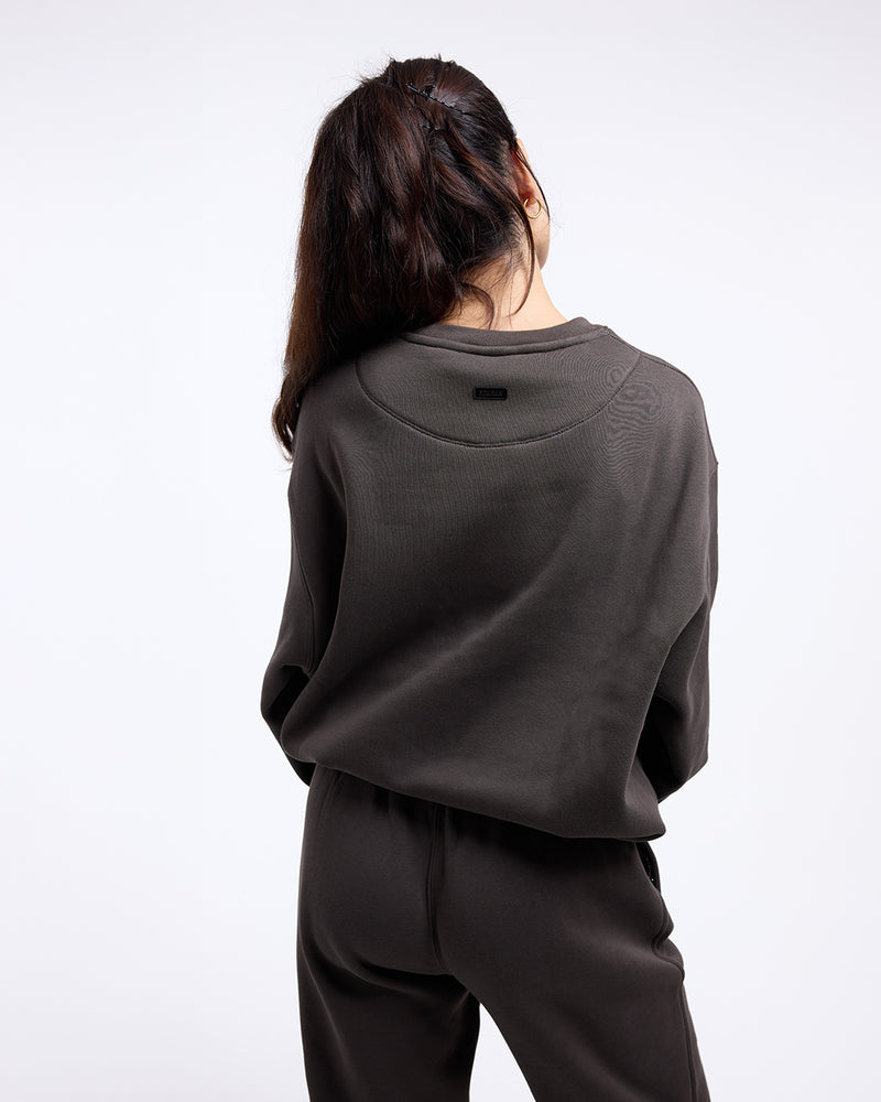 Johnson Oversized Sweatshirt - Mocha