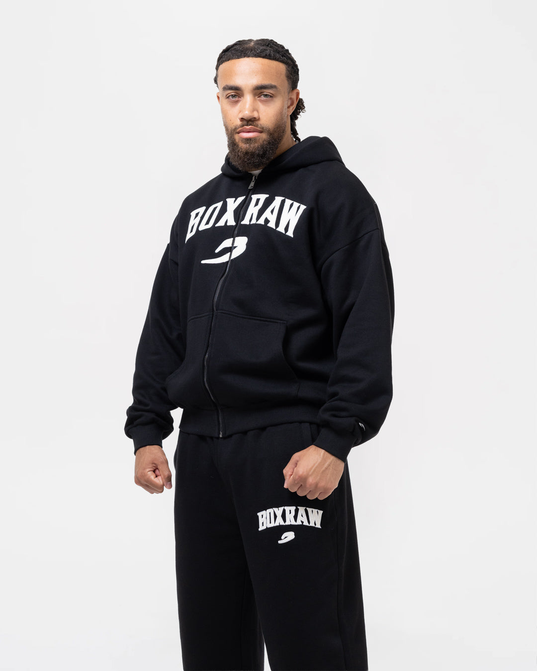 East Street Zip Up Hoodie - Black