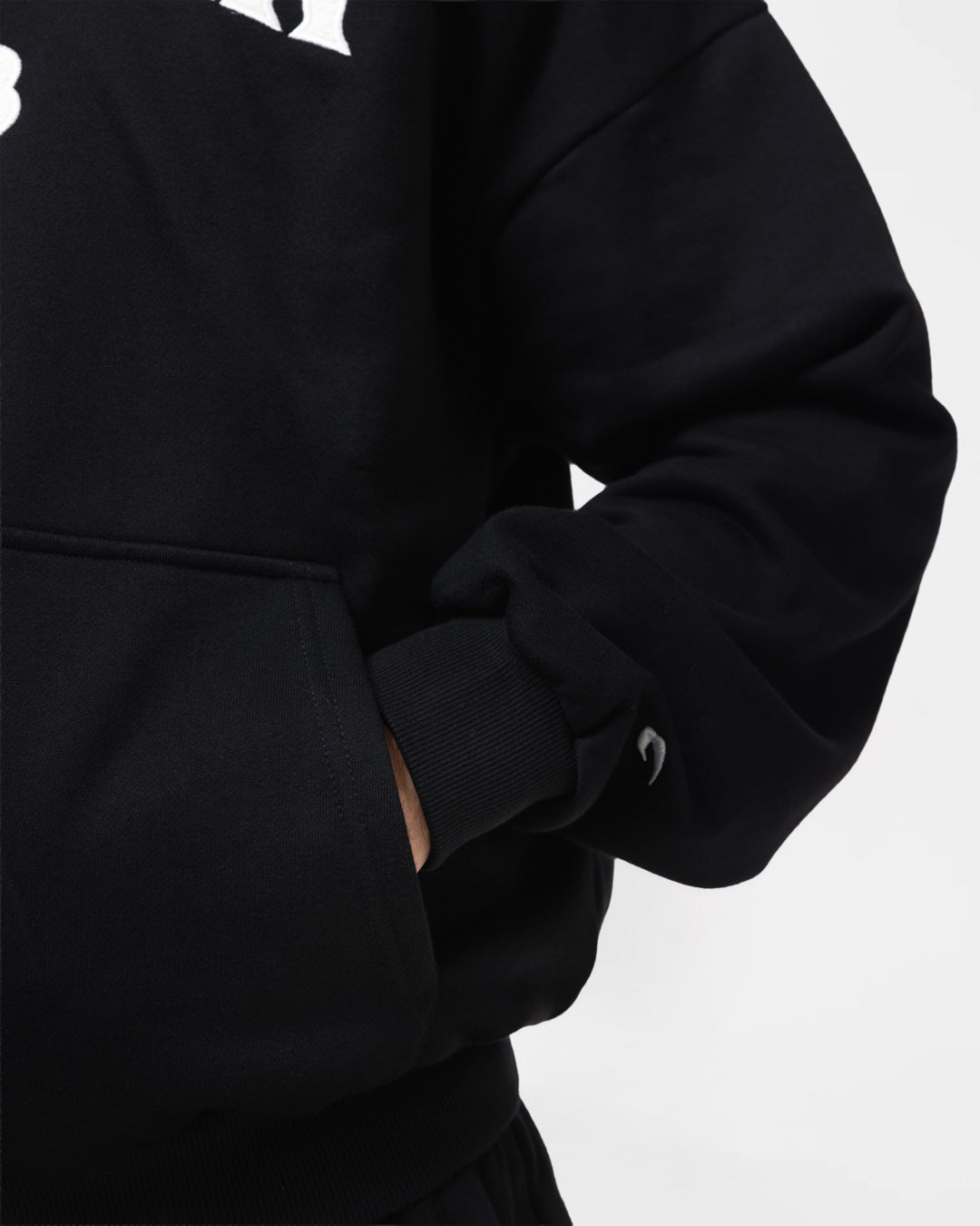 East Street Zip Up Hoodie - Black
