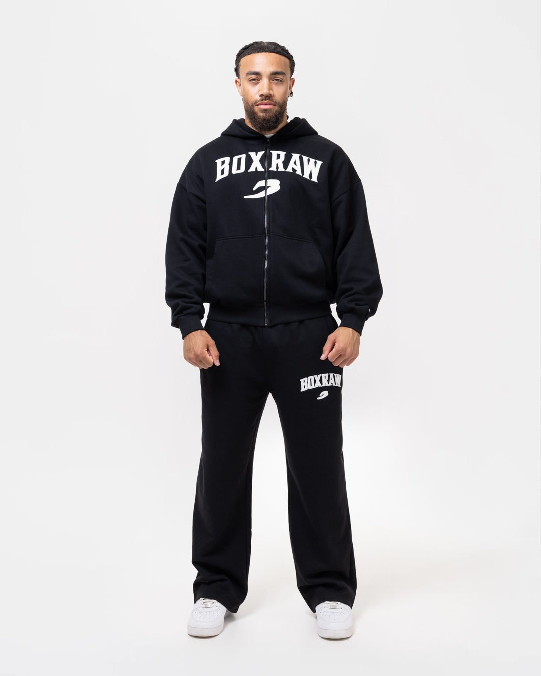 East Street Zip Up Hoodie - Black