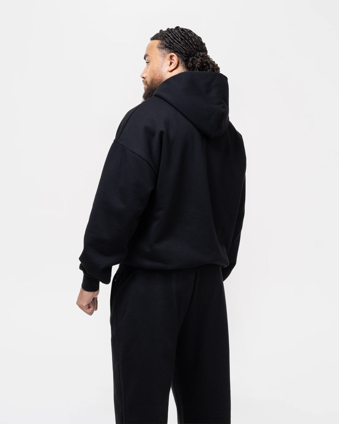 East Street Zip Up Hoodie - Black